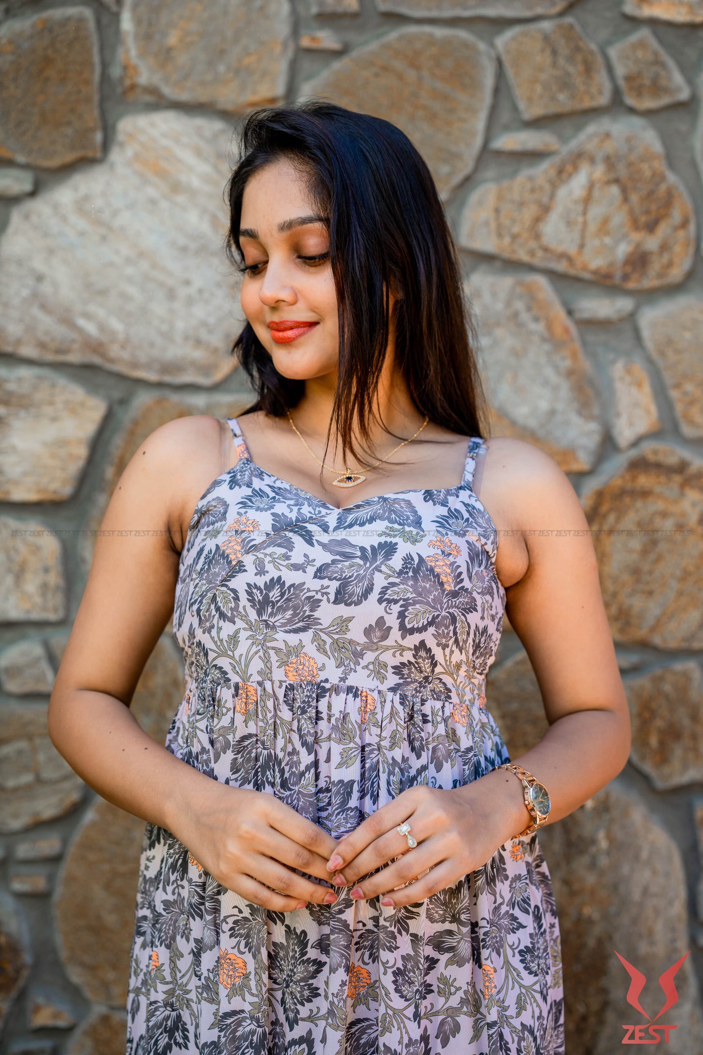Lavender Bloom Maxi Dress