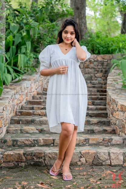 White Babydoll Dress