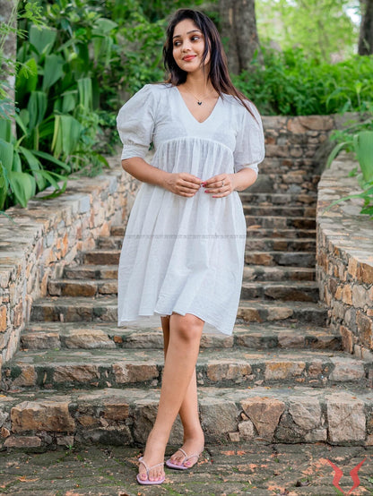 White Babydoll Dress
