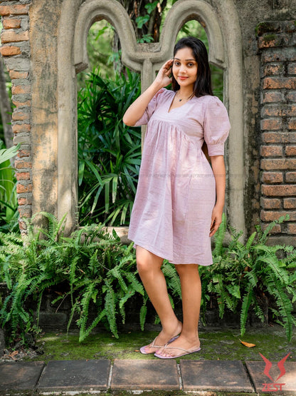 Pink Babydoll Dress